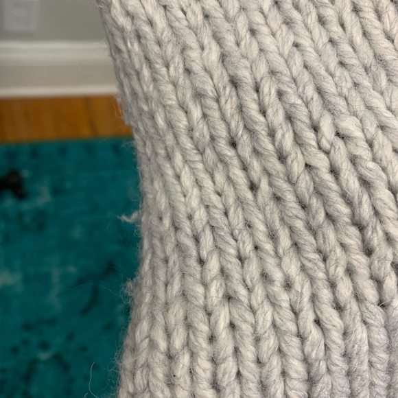 Gap Chunky Shawl Collar Cardigan Sweater Grey - Picture 10 of 10